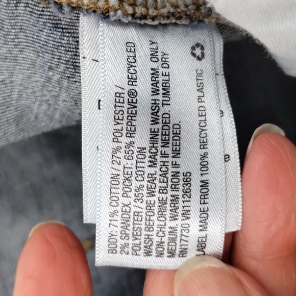 Universal Thread Skinny Midrise Bootcut Denim Jeans Size 10/30R Distressed - Picture 13 of 13